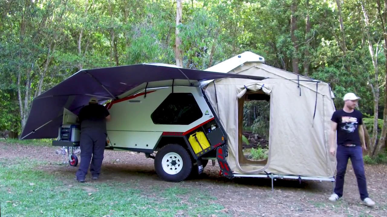 Hard floor camper trailer video