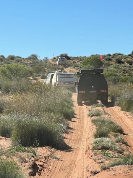 Traversing the dunes along the Madigan Line