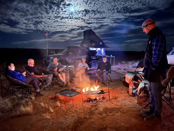 Another evening in the desert and another amazing campfire