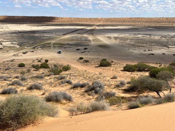 View from Big Red, the largest dune in the Simpson Desert