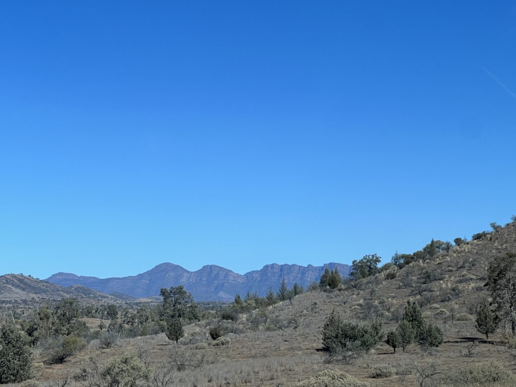 Views of the beautiful Flinders Ranges on the Brachina Gorge Geological Trail