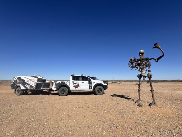 Mutonia Sculpture Park along the Oodnadatta Track
