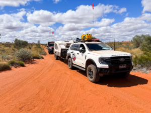 Canning Stock Route with the Mk6 Tvan in tow