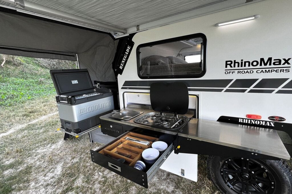 Rhinomax Renegade 12 slide-out outdoor kitchen