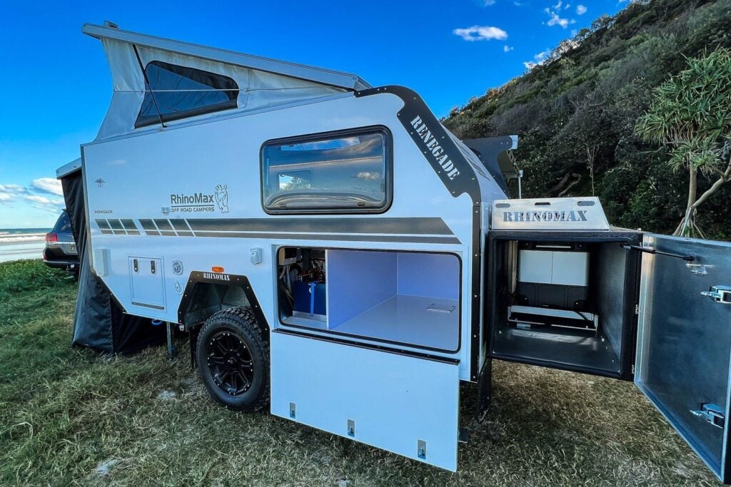 Rhinomax Renegade 12 external storage and front box