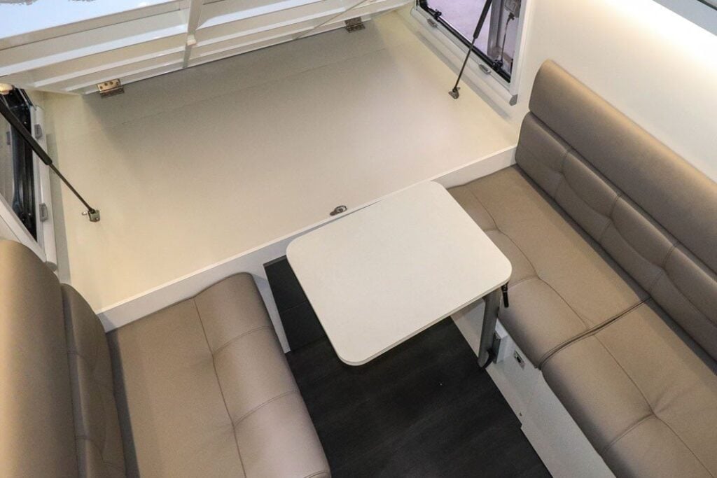 Rhinomax Renegade 12 café lounge with bed raised